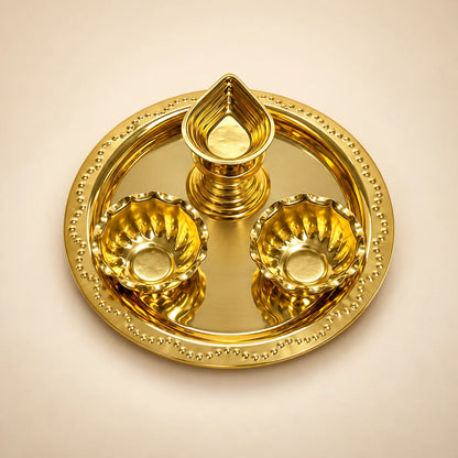 Pooja Set  - Brass