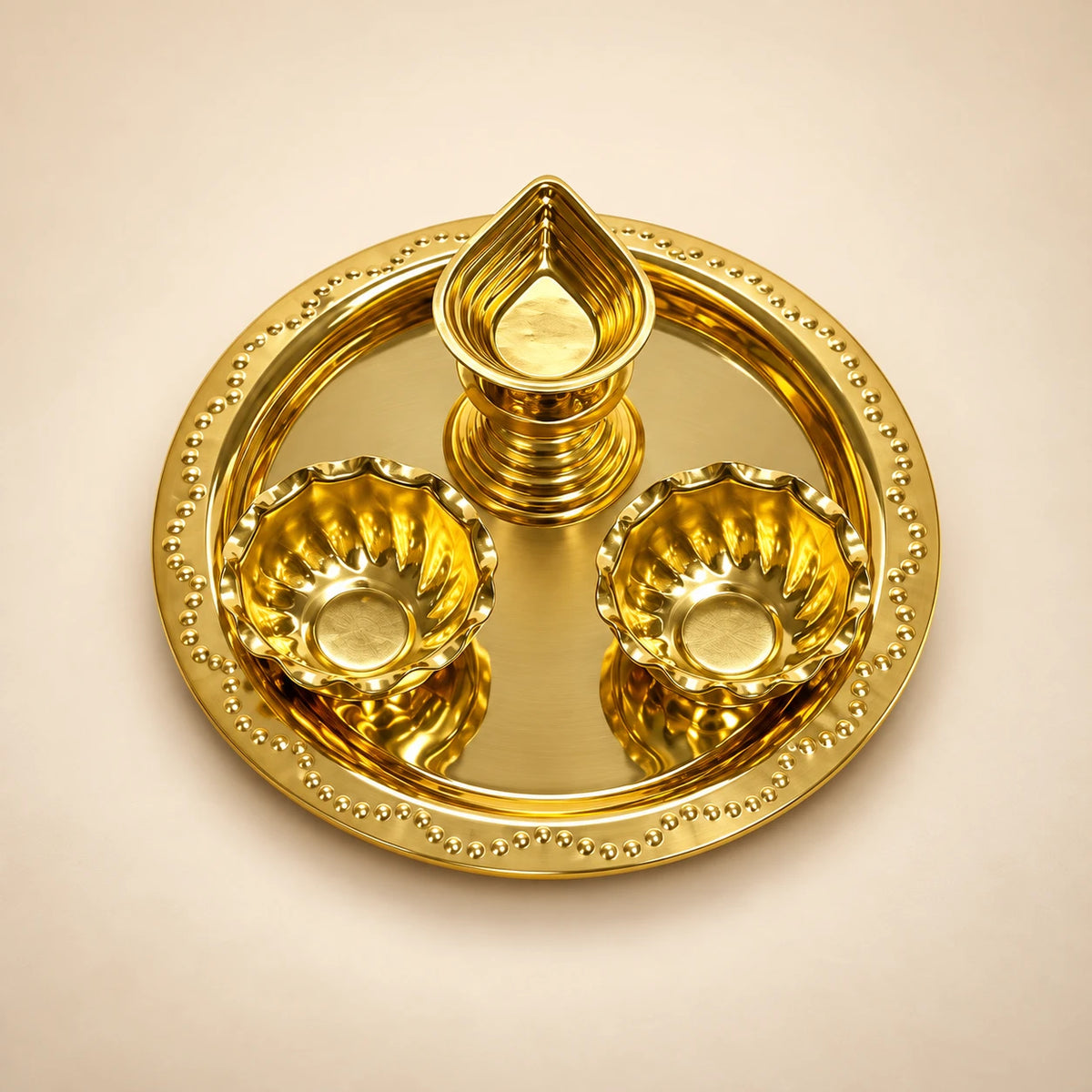 Pooja Set  - Brass