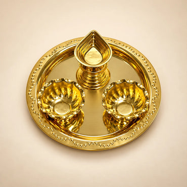 Pooja Set  - Brass