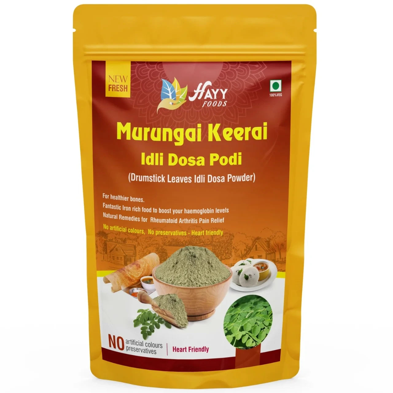 Murungai Keerai Idli Podi