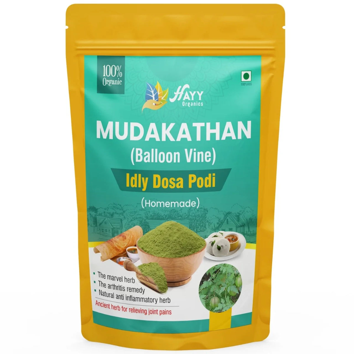 Mudakathan Keerai Idli Podi