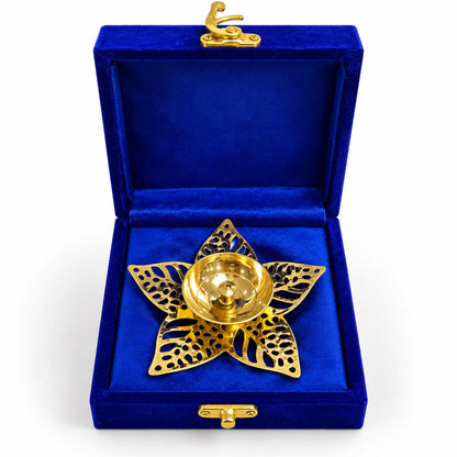 Flower Diya - Brass