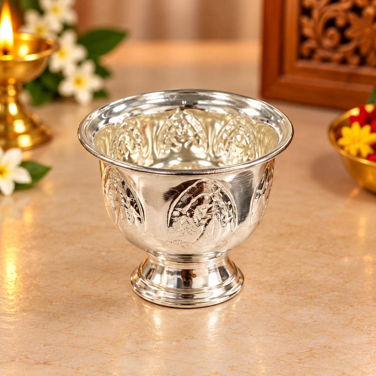 German Silver Sandal Bowl