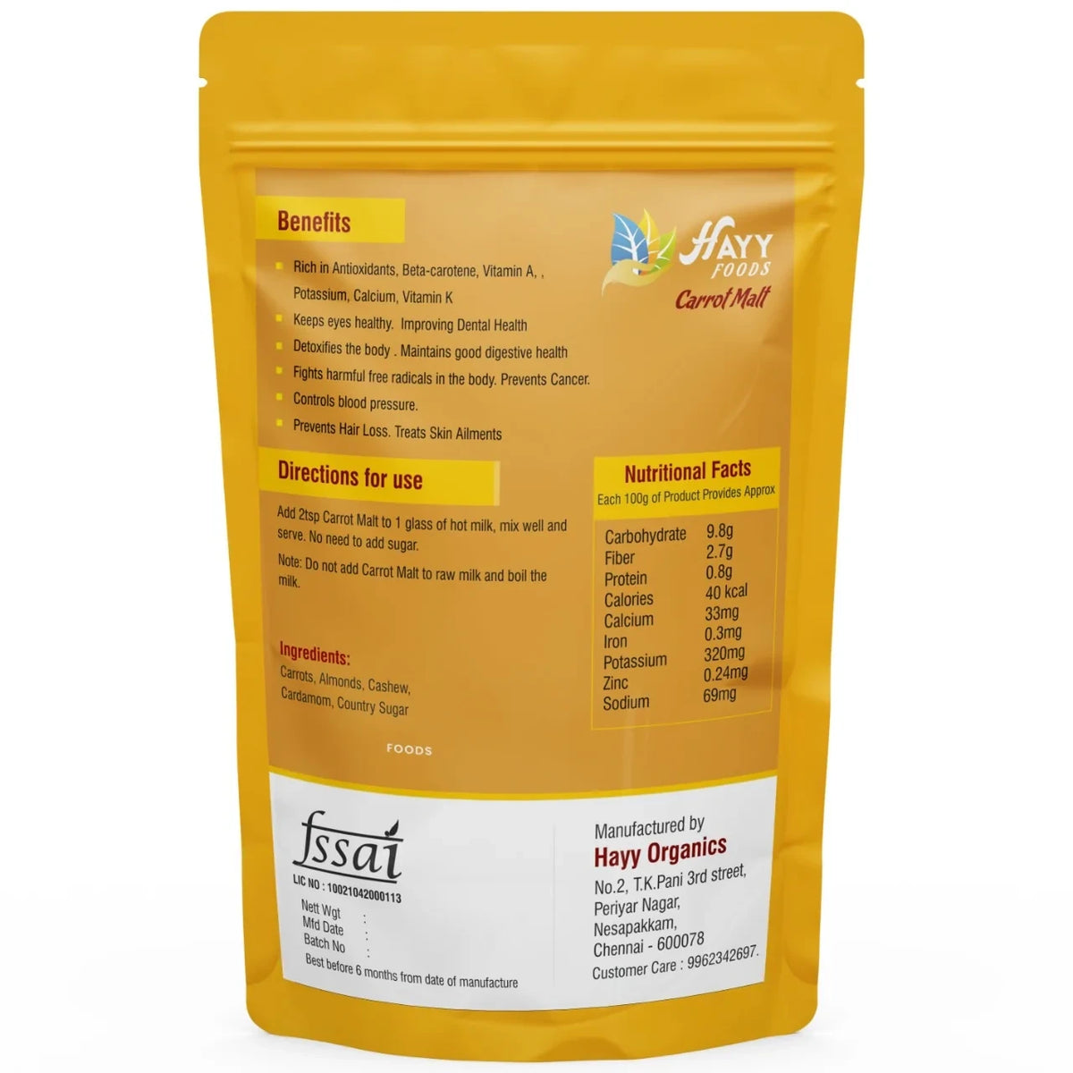Carrot Malt