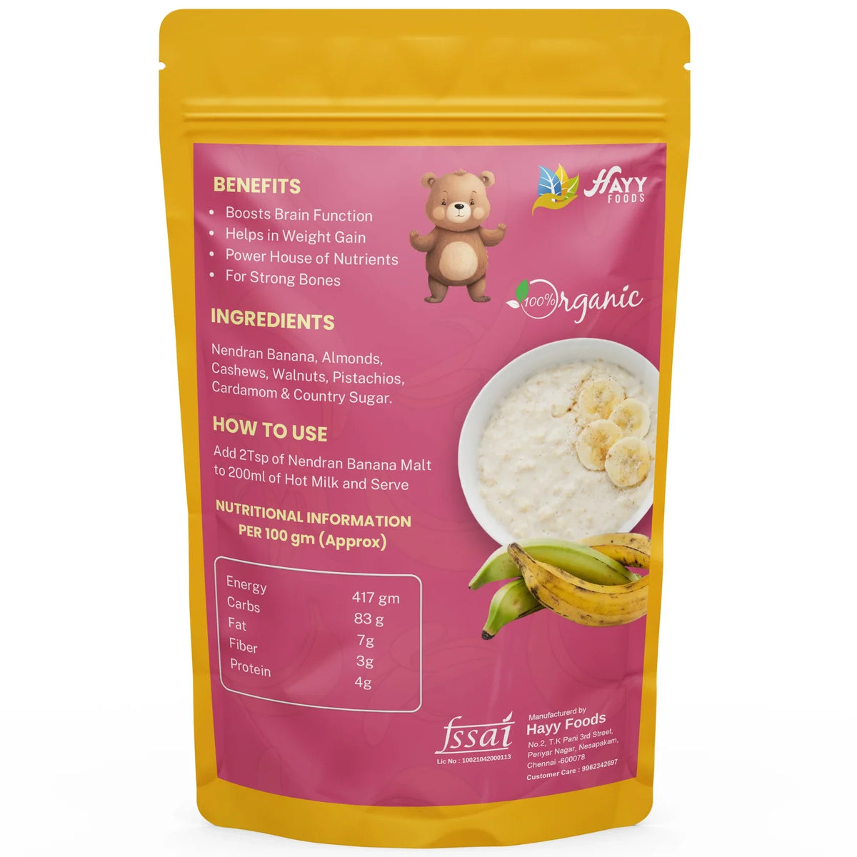 Nendhran Banana Malt