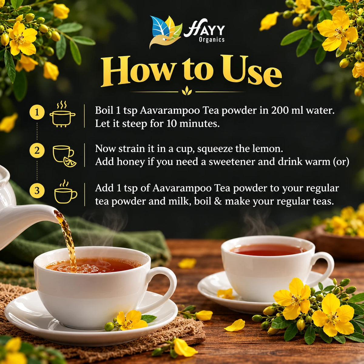 Aavaaram Poo Tea Powder
