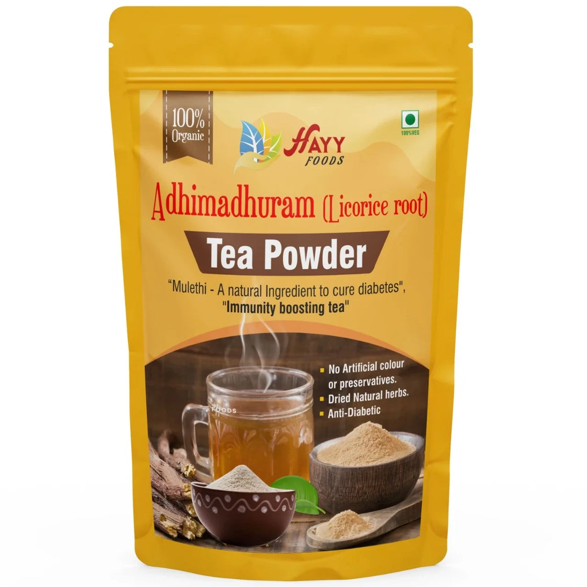 Adhimadhuram (Licorice root) tea Powder