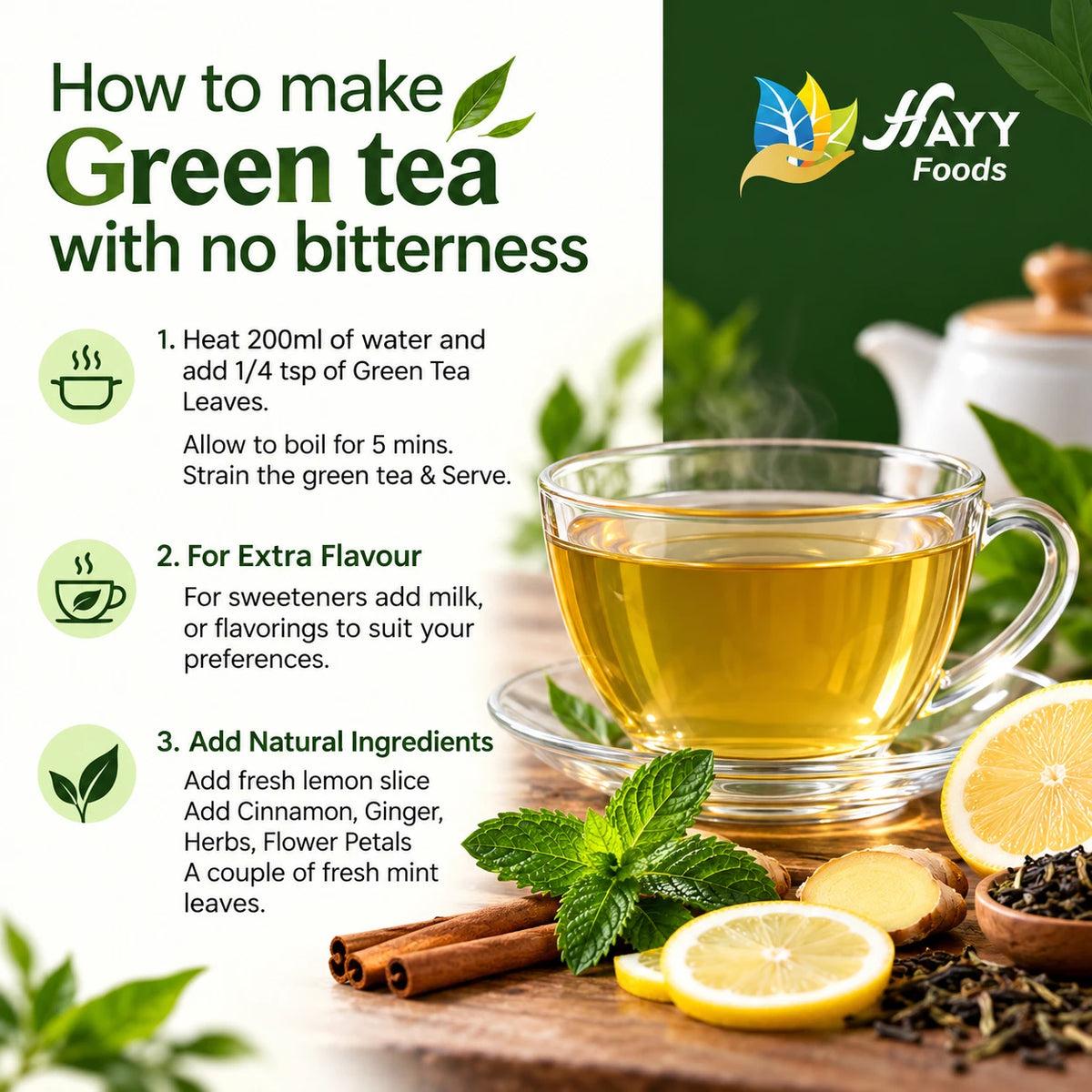 Whole Leaf Green Tea