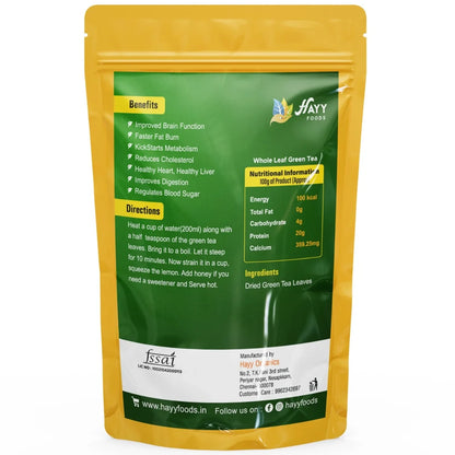 Whole Leaf Green Tea