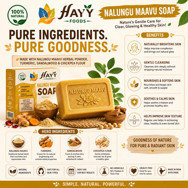 Nalangu Maavu Soap - 28 Herbs Herbal Bath Soap