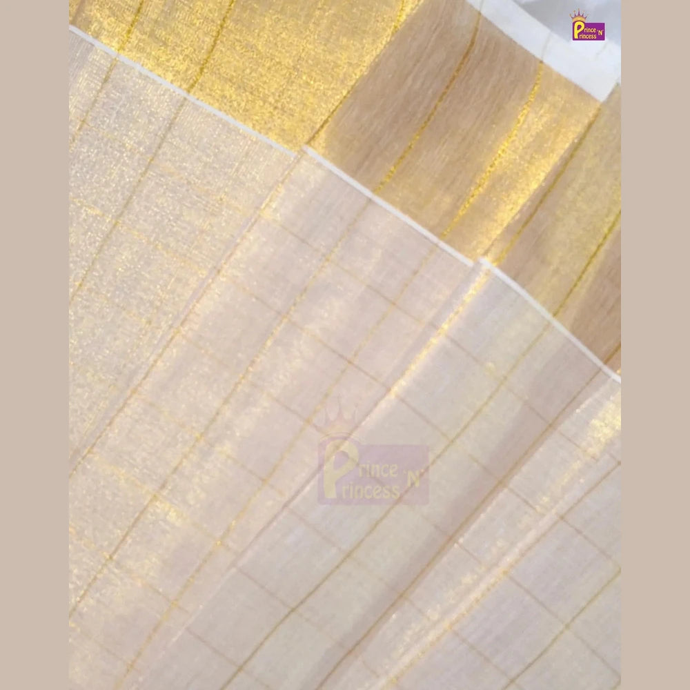 Onam Pattu Pavadai for Girls | Kerala Kasavu Pattu Pavadai Set PPP2100_1