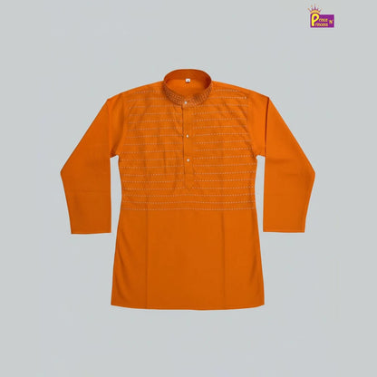 Boys Kurta Pajama in Orange KP205