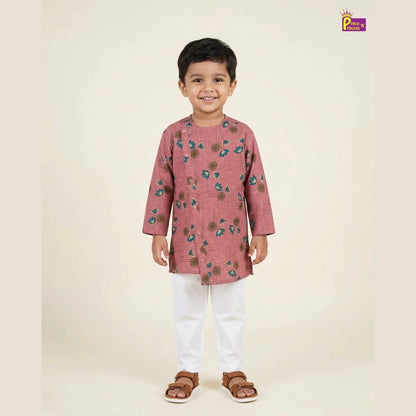 Boys Kurta Pajama in Dust Pink KP027