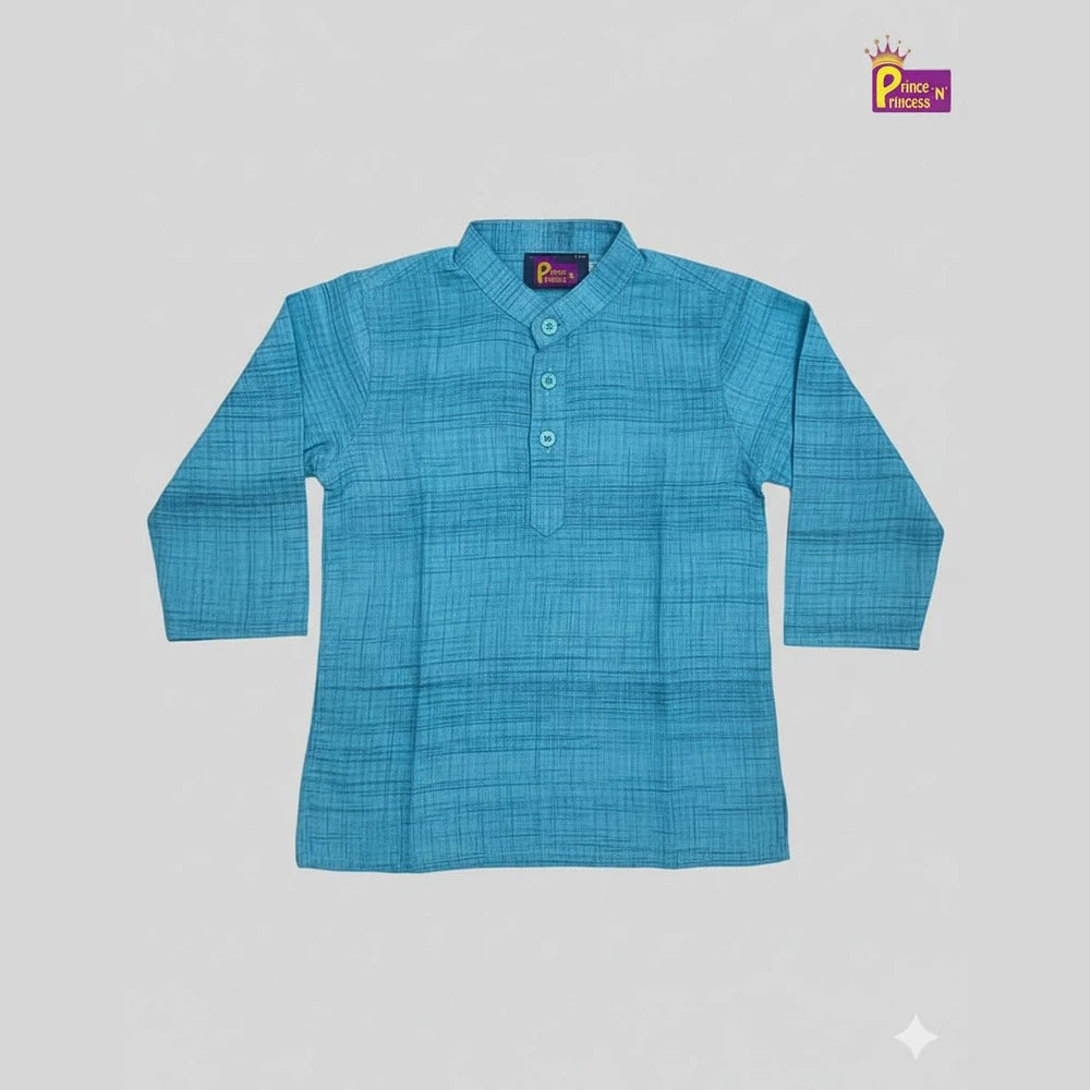 Boys Cotton Blue white kurta Pajama KP060