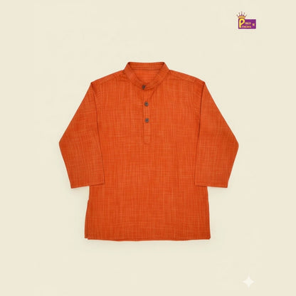 Boys Cotton Orange kurta Pajama KP055