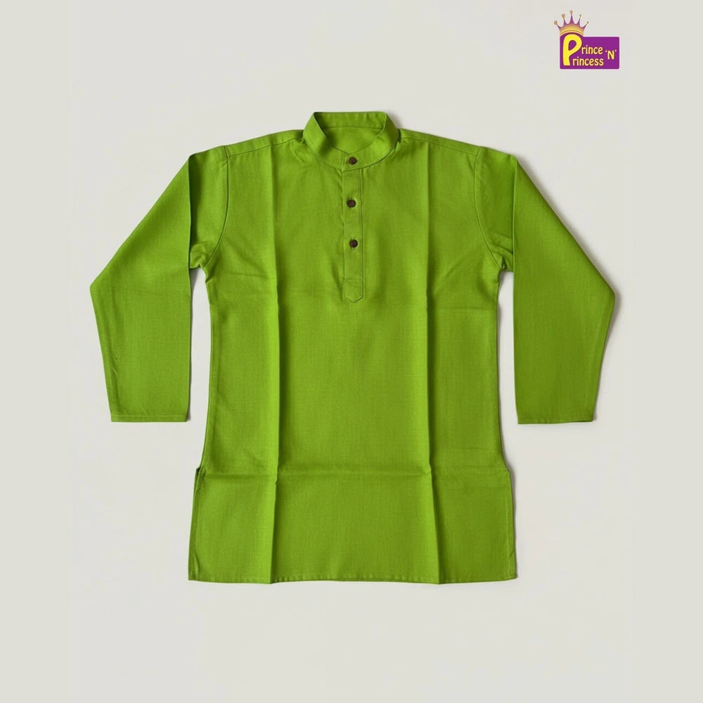Boys Green Cotton Kurta Pajama KP014