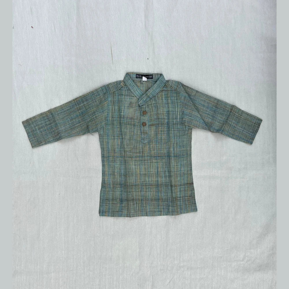Boys Grey Kurta Pajama KP041