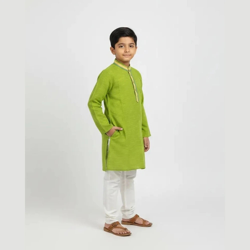 Boys Kurta Pajama in Green KP201