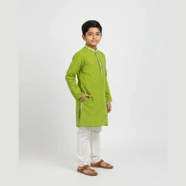 Boys Kurta Pajama in Green KP201
