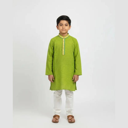 Boys Kurta Pajama in Green KP201