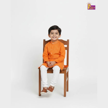 Boys Kurta Pajama in Orange KP205