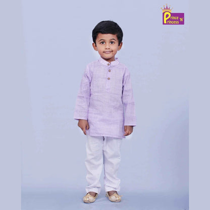 Boys Lavender Kurta Paijama KP057