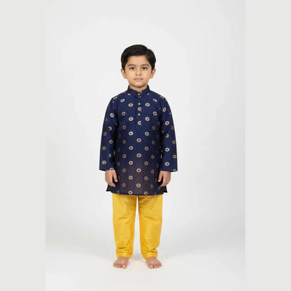 Boys Navy Kurta Pajama KP195