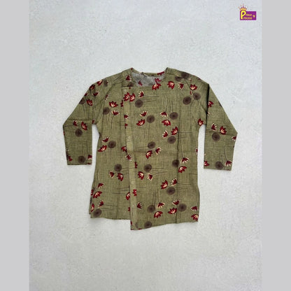 Boys Kurta Pajama Oilve Green KP028