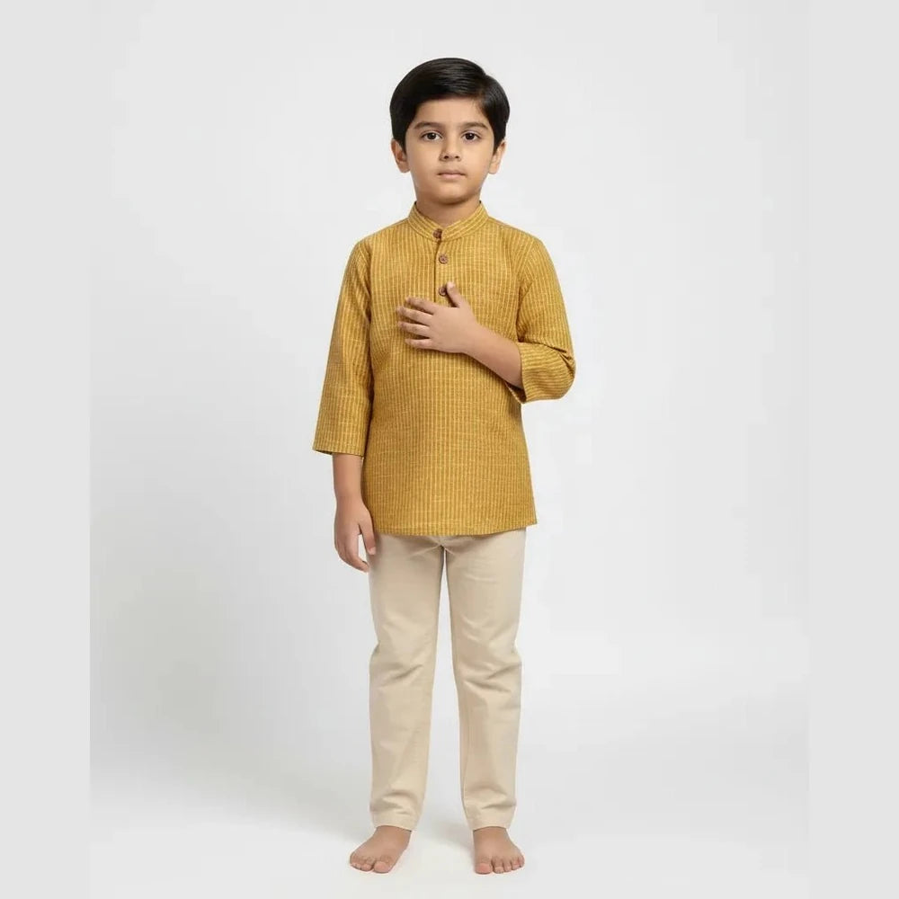 Boys Sandel With Strips Kurta Pajama KP201