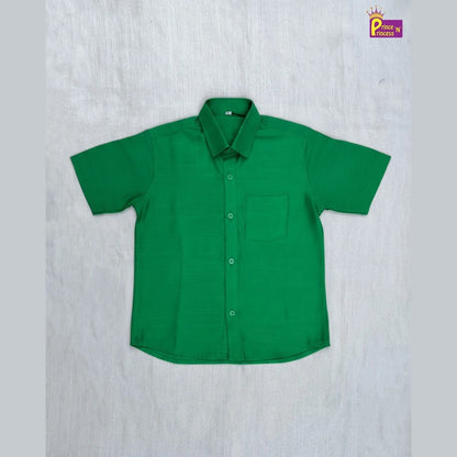 Boys South Indian Shirt Dhoti Green SD110