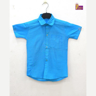 Boys South Sky Blue Shirt Dhoti SD010