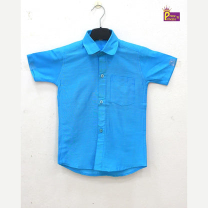 Boys South Sky Blue Shirt Dhoti SD010