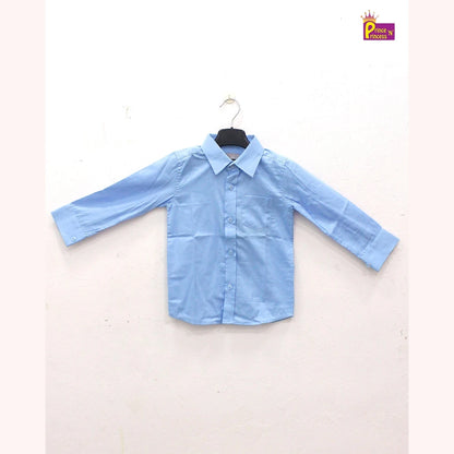 Kids Blue Cotton Shirt ST157