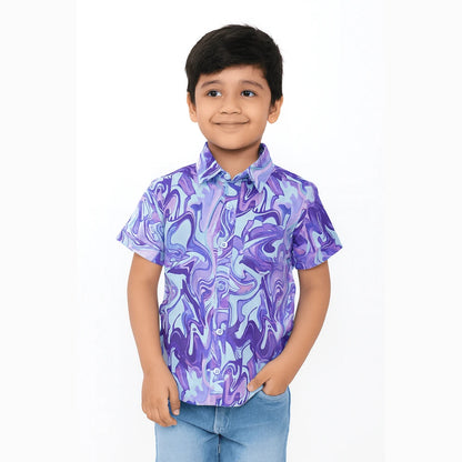 Kids Blue Trendy shirt ST210