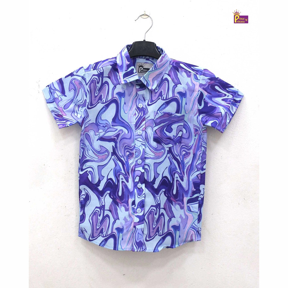 Kids Blue Trendy shirt ST210