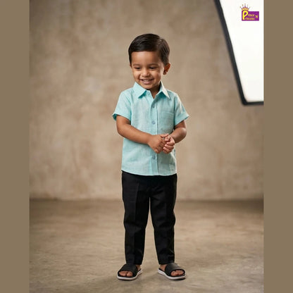 Kids Cotton Plain half Sleeve shirt ST072