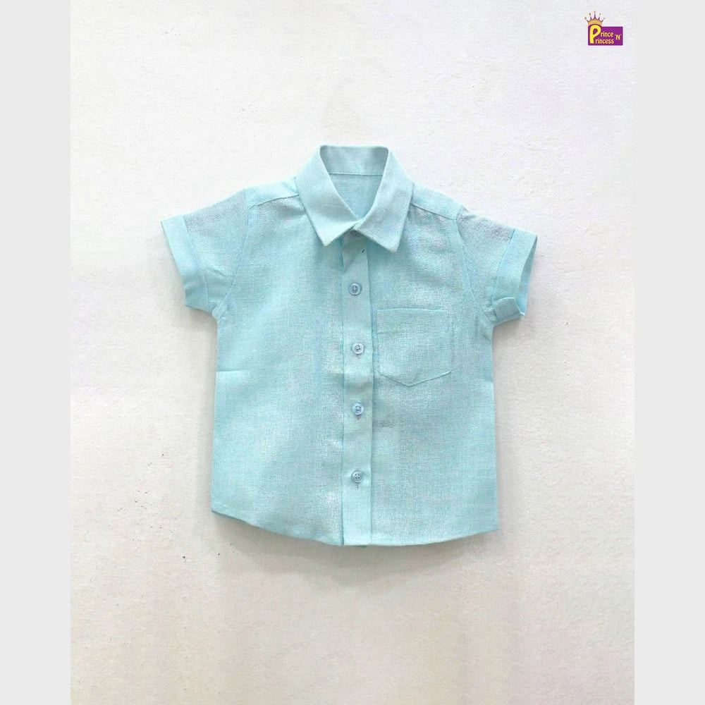 Kids Cotton Plain half Sleeve shirt ST072