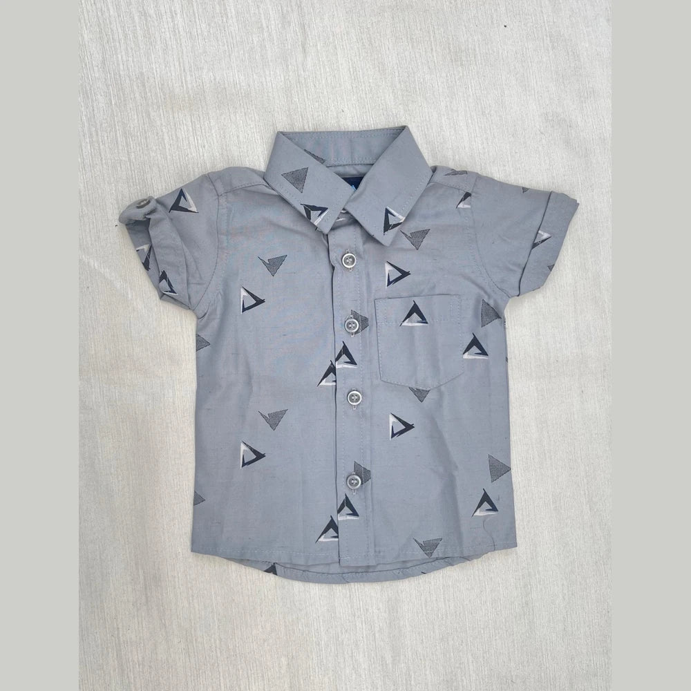 Kids Cotton Printed half Sleeve shirt ST041
