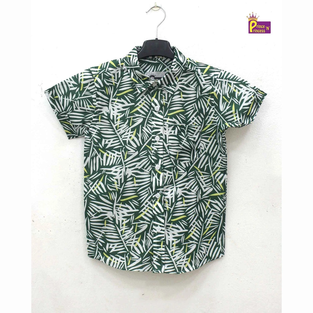 Kids Green Trendy shirt ST208
