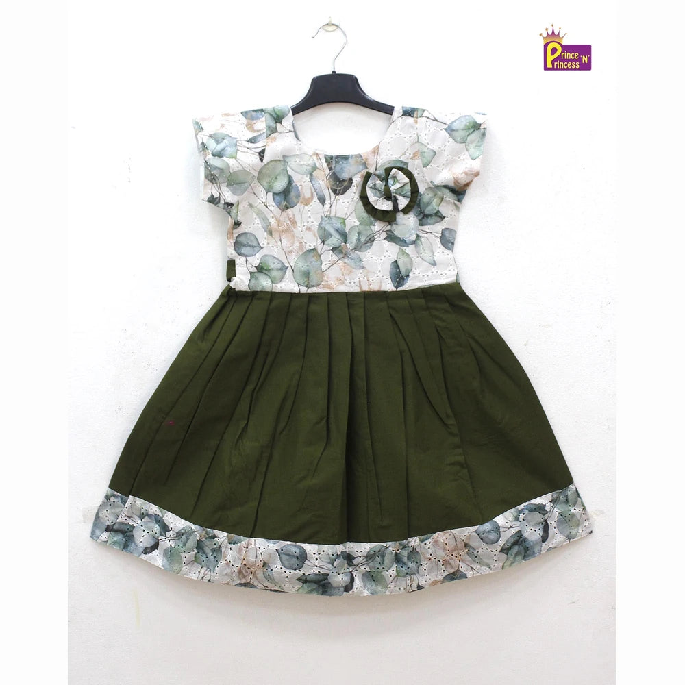 Kids Hakbo Floral Tops with Cotton Skirt CF345