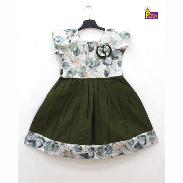 Kids Hakbo Floral Tops with Cotton Skirt CF345