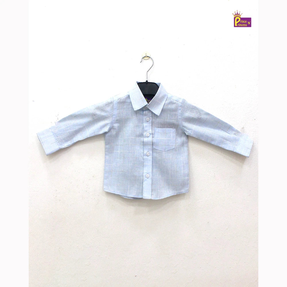 Kids Ice blue Full Sleeve shirt ST071