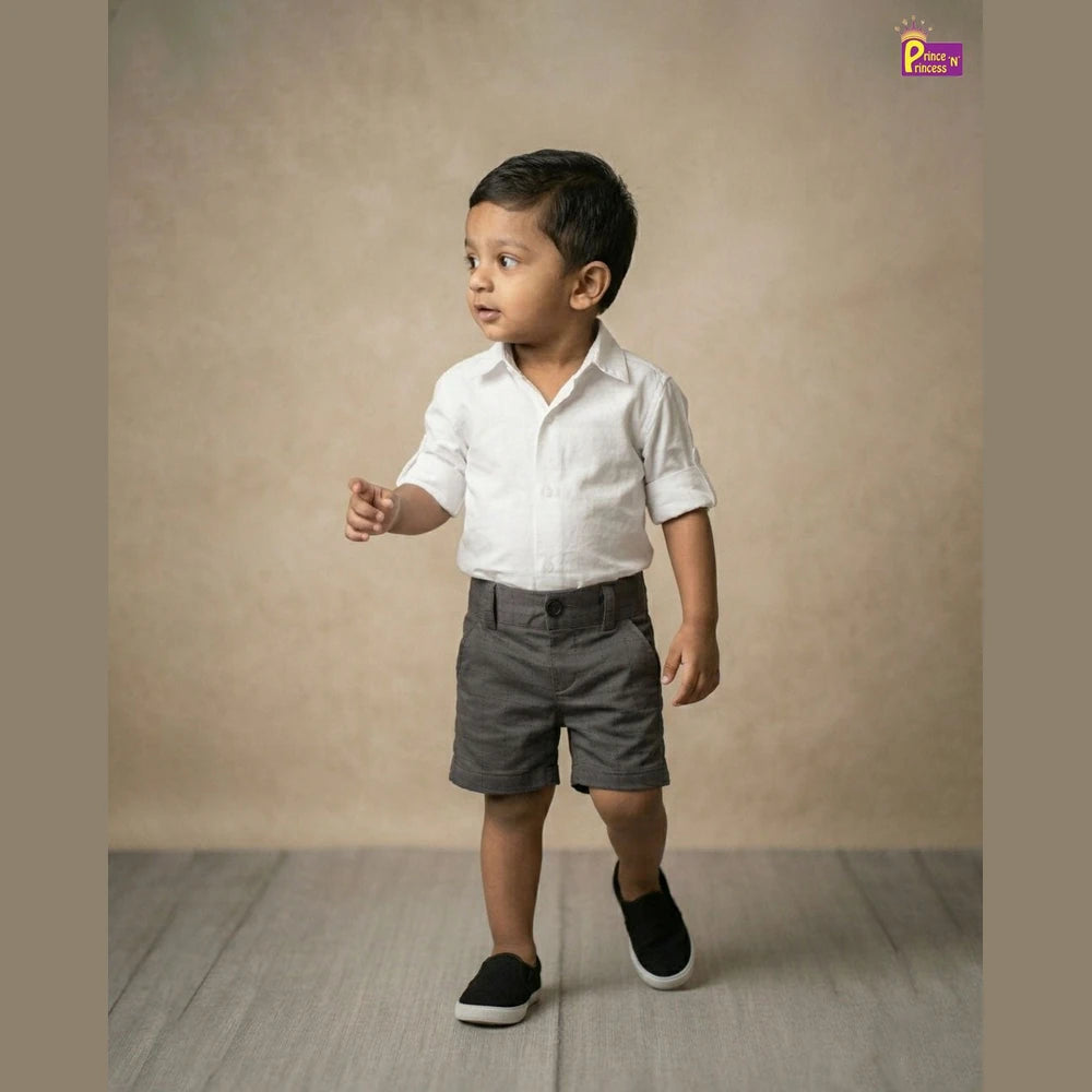 Kids Lycra Trousers in Dark Grey SH034