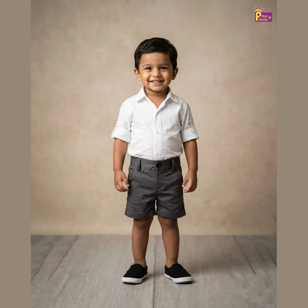 Kids Lycra Trousers in Dark Grey SH034