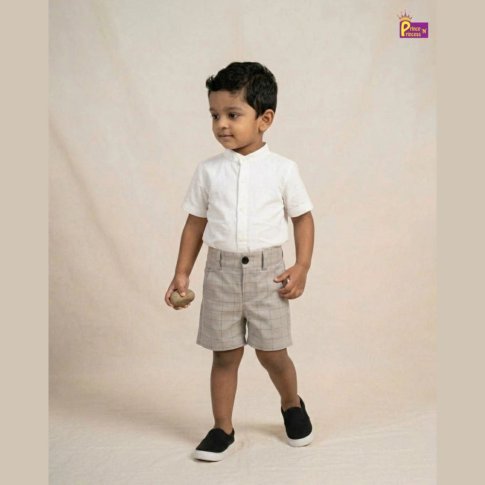 Kids Lycra Trousers in Grey SH035