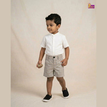 Kids Lycra Trousers in Grey SH035