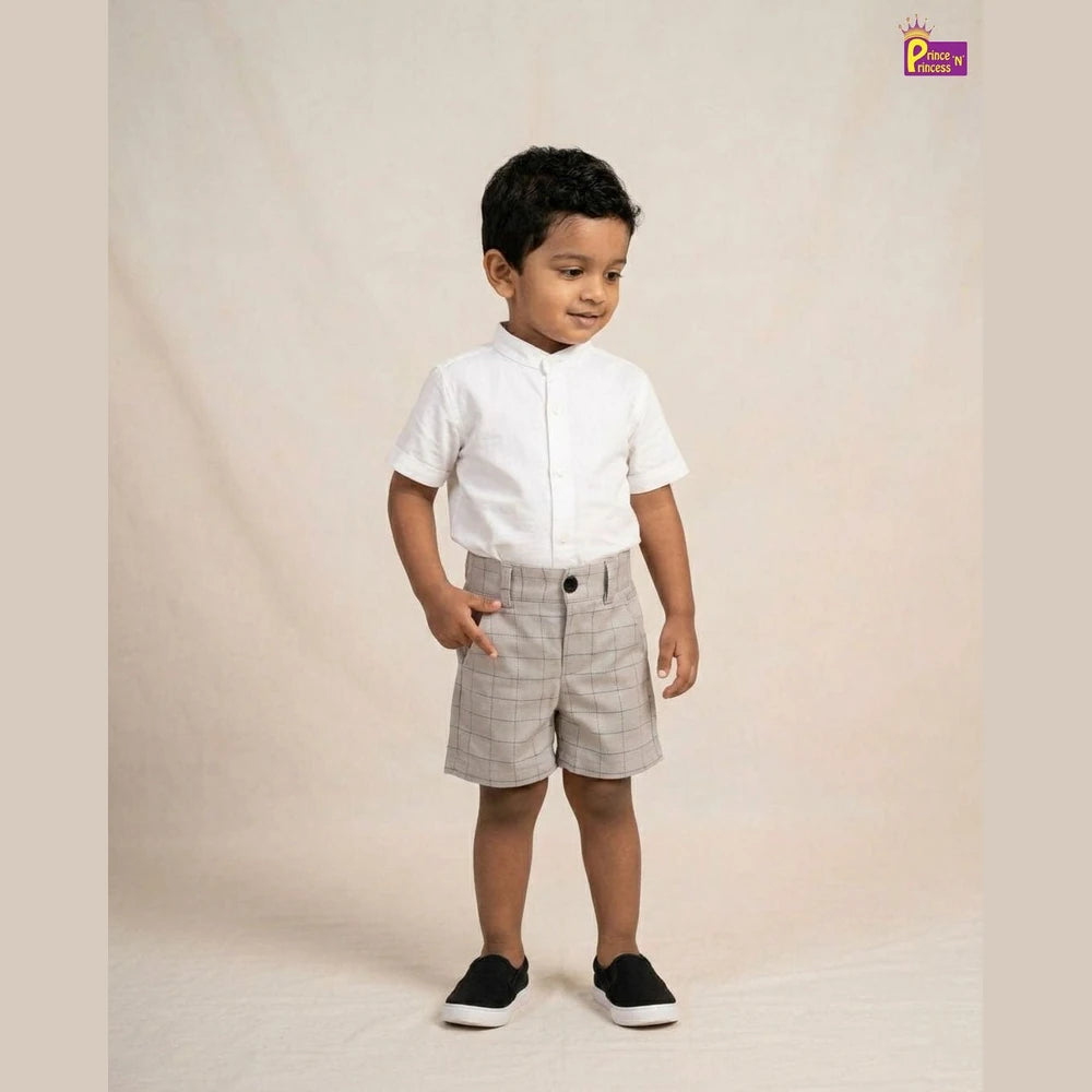 Kids Lycra Trousers in Grey SH035
