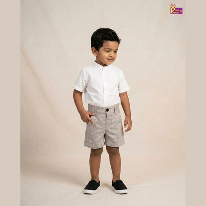 Kids Lycra Trousers in Grey SH035