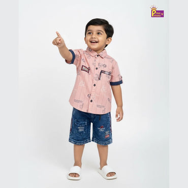 Kids Printed half Sleeve shirt ST216