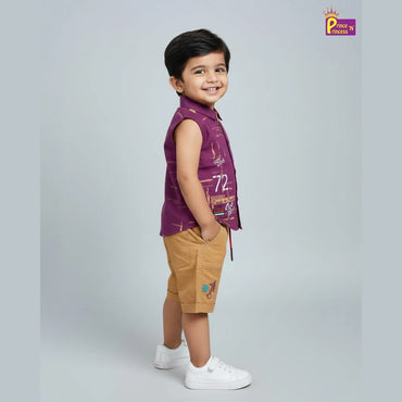 Kids Printed half Sleeve shirt ST217